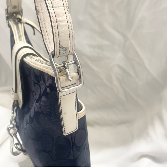 Coach Hampton 2005 Signature Convertible Hobo Bag w/COA - Picture 14 of 15